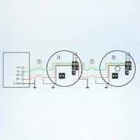 Moteur à arbre creux compact avec réducteur harmonique Leaderive et encodeurs ABS pour bras de robot de préhension