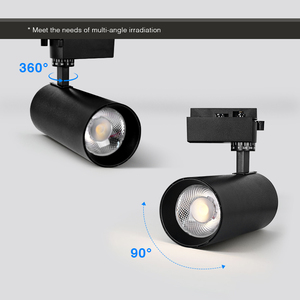 Système d'éclairage sur rail LED moderne en aluminium de haute qualité 30W 40W, spot linéaire réglable pour magasin, maison, projet commercial - Product Image 5