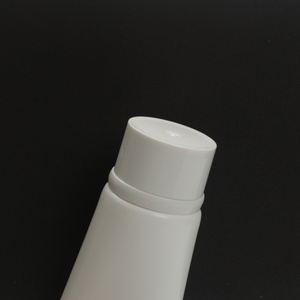 Tube cosmétique de luxe personnalisé en plastique rond à presser pour lotion - Product Image 6