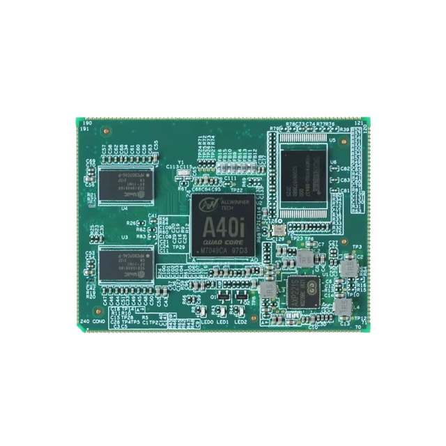 GGDX Chipboard Tronlong A40i Stamp Hole Industrial Core Board, Fully Domestic 1.2GHz Quad-core Cortex-A7, Linux