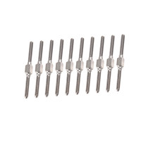 Tiges de liaison filetées pour avions RC, 2 mm, 3 mm, 40 mm à 120 mm, pièces de commande servo pour l'assemblage DIY de modèles d'avions