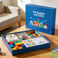 Ensemble de jouets éducatifs pour enfants personnalisés avec des voitures en papier, des blocs de construction, certifié sécurité, option de logo personnalisé, design unisexe