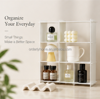Présentoir en métal 3x3 pour tasses à café, 9 compartiments, organisateur de comptoir pour cuisine et café, vente en gros