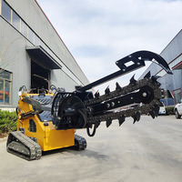 Équipement de machines de construction d'ingénierie Chariot élévateur à fourche Mini roue à chenilles Skid Steer Loader Parts 500kg Fork for Excavator