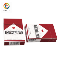 Anpassbare UV-Spot-bedruckte starre Karton-Zigaretten schachtel Plain Packet zum Rauchen mit laminierter Tabak verpackung