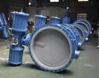 Vanne papillon entièrement revêtue de PTFE résistante à la corrosion PN10-PN16 pour acides et alcalis forts