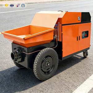Pompe à béton robuste pour remorque, 15m³/<span class=keywords><strong>h</strong></span>, diesel, pompe de ligne fixe, 25Mpa, machine de transport de béton haute pression pour barrages - Product Image 5