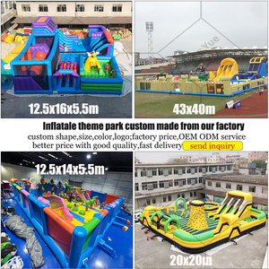 Trung Quốc Sản phẩm mới lớn các chướng ngại vật trong nhà Inflatable thư bị trả lại trượt công viên chủ đề để bán - Product Image 4