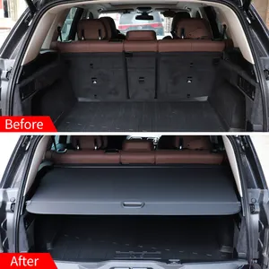 Compatible Trunk Cargo Cover For BMW X5 2007-2018 New Product Black Retractable Car Luggage Cargo Cover