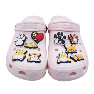 Adornos Personalizados para Zapatos <span class=keywords><strong>de</strong></span> Niñas, Lindos Corgi y <span class=keywords><strong>Shiba</strong></span> <span class=keywords><strong>Inu</strong></span>, Impermeables, <span class=keywords><strong>de</strong></span> PVC, para Decorar Zapatos, Recuerdos <span class=keywords><strong>de</strong></span> Fiesta, Regalo - Product Image 2