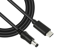 Cable Adaptador USB-C a DC, Conector Tipo-C con Disparador PD, Cable de Alimentación con Voltaje Ajustable de 5V 9V 12V 15V 20V, Carga Rápida