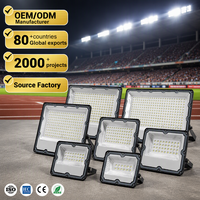 Projecteur LED extérieur étanche IP66 ultra-plat en aluminium 10W 20W 30W 50W 100W 150W 200W 300W