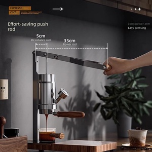 1/2-Größe Manuelle Espressomaschine Kompakte Halbautomatische Italienische Hebel-Espressomaschine für den Heimgebrauch mit Handpumpen-Extraktion - Product Image 4