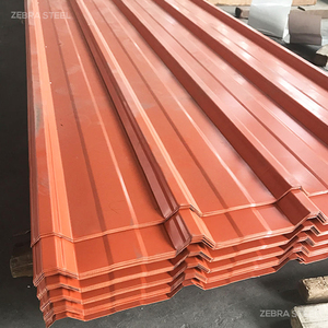 Lámina de Acero Corrugado Prepintada de Color Naranja, Calibre 14, para Techos - Product Image 4