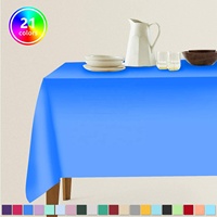 21 Farben erhältlich 54 Zoll x 108 Zoll Hochleistungs-Plastik tischdecke für Hochzeiten Picknicks Geburtstage