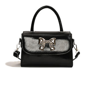 Sacs à bandoulière de mode en gros pour femmes 2024 Nouveau petit sac bandoulière en PU avec chaînes et fermeture éclair, sangle unique, été hiver - Product Image 5