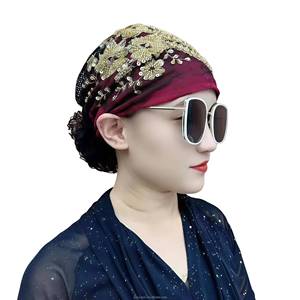 Pañuelo de Cabeza de Malla Transpirable y Ecológico, Estilo Étnico, para Mujeres Musulmanas, Apto para Todas las Estaciones - Product Image 1