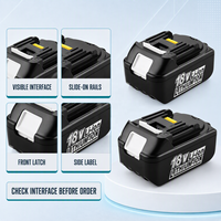 Baterai Li-ion 18V BL1860 BL1850 BL1840 BL1830 untuk Perkakas Tanpa Kabel Mak, Paket Baterai Pengganti, Pabrik Sumber OEM