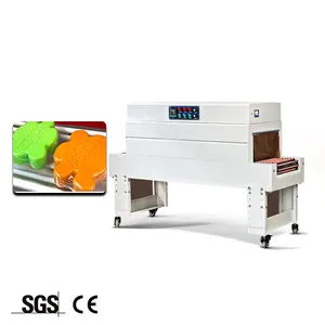 Portable Semi Automatic Shrink Wrap Machine Round Hotel Round Toilet Bar Soap Pleat Wrapping Packing Machine