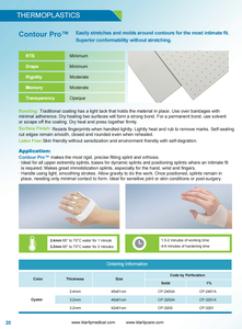 [즉시 공급] 클라리티 대형 프리컷 컨투어 블렌드 저온 열가소성 팔꿈치 손 보조기구 버클 클로저 포함 재활용 - Product Image 6