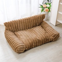 Tapis chaud pour animaux de compagnie, lit-canapé pour chien quatre saisons, coussin doux, fond antidérapant, confortable pour chiens, chats, chiots, chatons, petits animaux