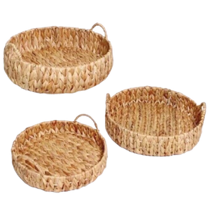 High Quality Light Brown Woven Wood <b>Wicker</b> Handicraft Classic <b>Picnic</b> Storage Holiday Decoration Handmade Vietnam Home Decor - Product Image 2