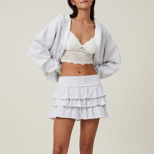 Custom High Quality Summer Sexy Multiple Color Women Hot <strong>Rara</strong> <strong>Skirt</strong> Lady Casual Young Girl Cotton Mini <strong>Skirt</strong> - Product Image 2