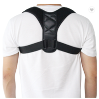 Correcteur de posture réglable Ollas Ceinture de soutien de la colonne vertébrale Attelle dorsale d'entraînement de travail pour le confort et la protection
