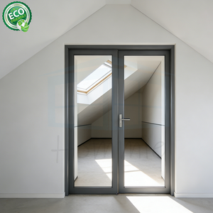 Porte battante en aluminium silencieuse, garantie 10 ans, service après-vente, portes et fenêtres en verre - Product Image 3