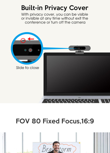 1080p Hello Webcam Face Recognition Camera Built-<b>in</b> Microphone Fixed USB <b>Plug</b>&<b>play</b> Laptop WebCam for Conference MT822WH 1080p Wi - Product Image 4