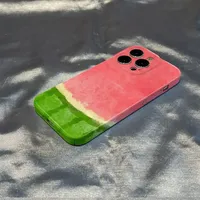 Étui mignon pastèque pour IPHONE 1514PRO MAX 13 13 PRO 13 PRO MAX 14 14PLUS 14PRO étuis de téléphone portable durs en acrylique couvertures arrière 16