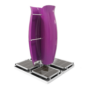 Système hybride éolien-solaire portable 1kw 2kw 3kw 5kw pour toiture, générateur éolien respectueux des animaux pour usage domestique - Product Image 1
