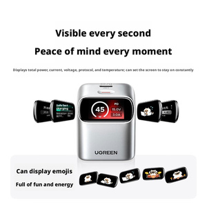 Cargador de Pantalla <span class=keywords><strong>UGREEN</strong></span> de <span class=keywords><strong>45W</strong></span> con Nitruro de Galio, Carga Rápida, Compatible con 17ProMax16, Conector Tipo-C - Product Image 5