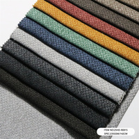 Neues Design 100% Polyester Imitation Leinen Stoff Schwergewicht Plain Trikot Günstige farbige Leinen Material für Sofa Polster Home