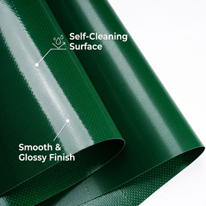 Lona de PVC Personalizada con Recubrimiento para Cuchillas, Rollo Impermeable, Tela de PVC Ahorradora de Energía para Toldos y Carpas de Techo - Product Image 1