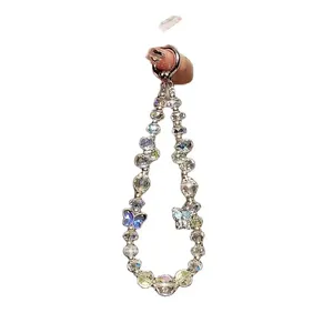 Luxe paillettes cristal diamant téléphone chaîne lanière porte-clés accessoires élégants pour <span class=keywords><strong>iPhone</strong></span> Samsung étui suspendu corde <span class=keywords><strong>bijoux</strong></span> - Product Image 6