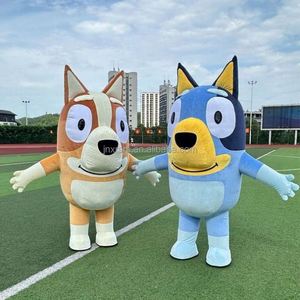 Costume de mascotte chien bleu gonflable pour Halloween, style humain, pour fêtes en extérieur, cosplay <span class=keywords><strong>Bingo</strong></span>, événements et spectacles de dessins animés et d'<span class=keywords><strong>anime</strong></span> - Product Image 5