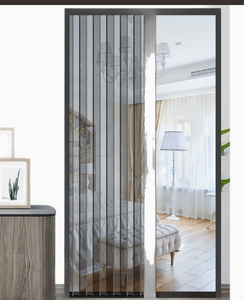 Waterproof folding aluminum sliding doors with mosquito <b>net</b> with hollow glass anti-theft ISO9001 - Product Image 4