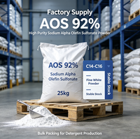 AOS 92% Poudre de Sulfonate d'Alpha-Oléfine de Sodium CAS 68439-57-6, Tensioactif Anionique pour Lessive et Liquide Vaisselle