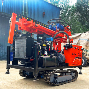 Thủy lực quay giếng khoan máy khoan lõi động cơ mang động cơ diesel nước giếng khoan Giàn Khoan 100m 150m 200m để bán - Product Image 1
