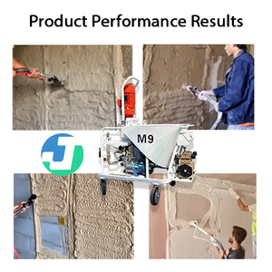 Mesin penyemprot Mortar otomatis M9 kualitas tinggi bubuk gipsum multifungsi dan mesin semen untuk penyemprot plester - Product Image 4