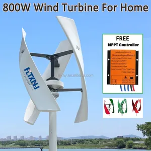 Aerogeneradores de Eje Vertical de 600w a 2000w de Fábrica China en Venta, Precio de Aerogenerador de 3kw - Product Image 3