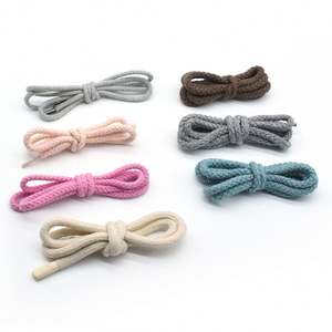 Cordones Personalizables 100% Algodón con Diseño Trenzado y Recubierto para Bolsos, Prendas, Ecológicos, de Alta Tenacidad, Reemplazo de Cordones para Zapatos - Product Image 3