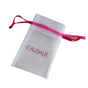 Pochette cadeau à cordon de serrage haute densité, emballage en maille, sac en organza - Product Image 3