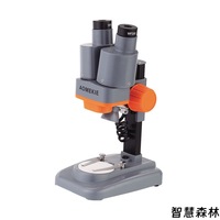 Microscopio Biológico Estéreo de Alta Definición WISE FOREST 40x, Kit de Microscopio Educativo STEM para Niños