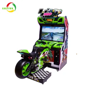 Yeni ürün 42 inç yarış araba sikke işletilen moto gp simülatörü oyun salonu oyun makinesi