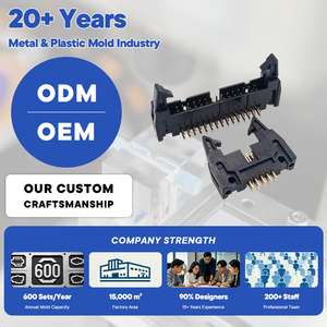 Custom ABS PP PC <b>Plastic</b> Injection Molding Service for Connector Terminal and Electronic <b>Enclosure</b> - Product Image 1