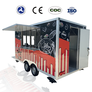 Camion-restaurant mobile de haute qualité 2025 avec four à pizza, style vintage, pour la vente aux États-Unis - Product Image 4