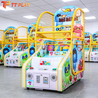 Machine de jeu d'arcade de basket-ball pour enfants en métal et plastique de qualité commerciale, structure stable, utilisation facile, 2 joueurs, WiFi, anglais, CE