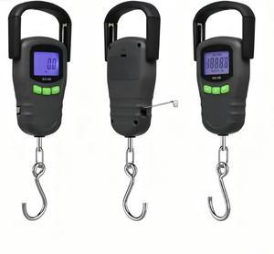Báscula digital portátil con gancho para pesar y medir peces, báscula de pesca de carpas con mango. - Product Image 3